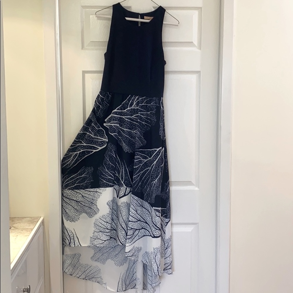 Hand Printed Skirted Dress